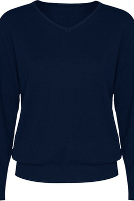 Roly JE8418 - HILUX WOMAN Fein gestrickter Pullover mit V-Ausschnitt für Frauen