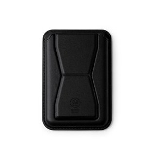 SEKUN Card holder with foldable stand in recycled PU - EgotierPro SO1384