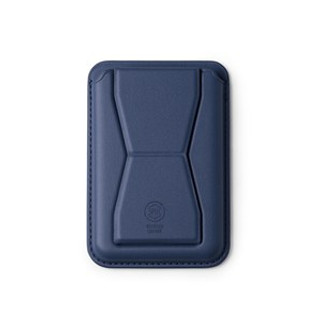 SEKUN Card holder with foldable stand in recycled PU - EgotierPro SO1384