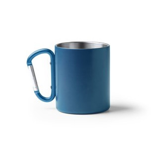 NASIK Double-walled 304 stainless steel mug in matt finish - EgotierPro TZ1369