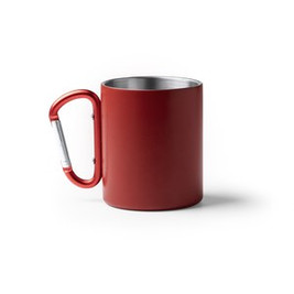 NASIK Double-walled 304 stainless steel mug in matt finish - EgotierPro TZ1369