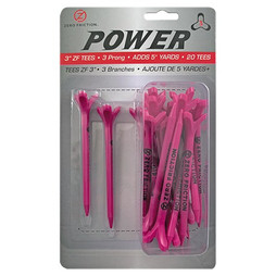 ZERO FRICTION GTPP33 - Puissance 3 3" Té 20 Pack
