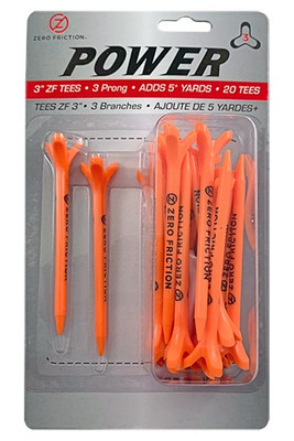 ZERO FRICTION GTPP33 - Puissance 3 3" Té 20 Pack