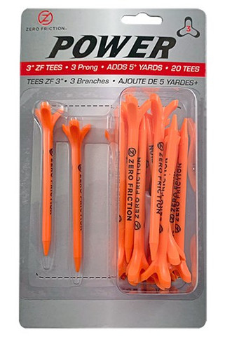 ZERO FRICTION GTPP33 - Puissance 3 3" Té 20 Pack