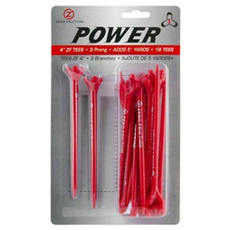 ZERO FRICTION GTPP34 - Power 3 4" Tee 18 Pack