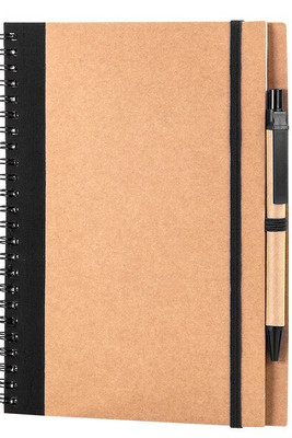 Goya 30108 - A5 Cardboard Notebook with Pen & Elastic RECIKLA