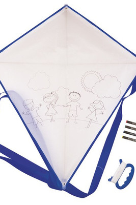 Goya 37024 - Polyester 190T Kite with 4 Crayons BLOW