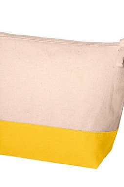 Goya 38001 - Cotton Canvas Toilet Bag, Dual-Tone COMBI