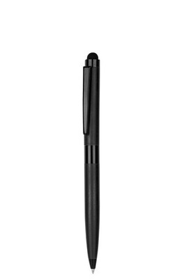 Goya 38513 - Schwarzer Metallkugelschreiber mit Mobilgerät-Spitze FRAC
