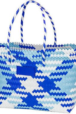 Goya 39031 - Large Capacity Braided Plastic Beach Bag COAST
