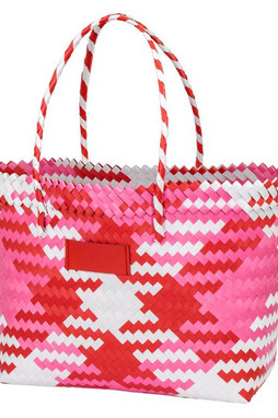 Goya 39031 - Large Capacity Braided Plastic Beach Bag COAST