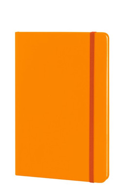 Goya 39567 - A5 Notebook with PU Cover & Elastic Band, 96 Cream Striped Sheets LINED