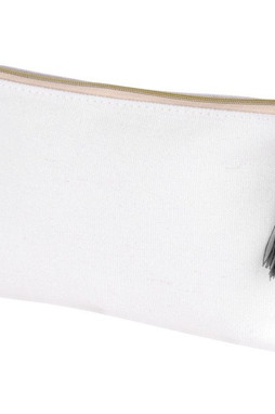 Goya 50001 - Cotton Toilet Bag with Metallic Zipper TASSEL