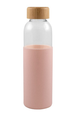 Goya 50019 - Lasipullo bambukorkilla ja silikonisuojalla, 500 ml GIN