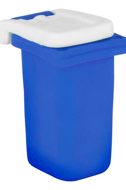 Goya 50071 - Colorful Garbage Bin-Shaped Eraser CONTAINER