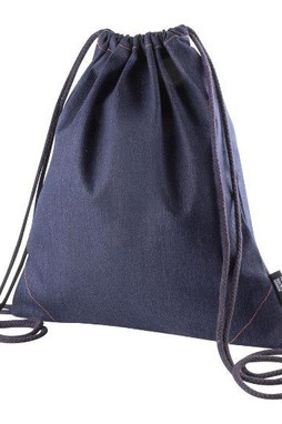 Goya 53005 - Zaino in Cotone e Denim Riciclato con Chiusura a Coulisse NASHVILLE