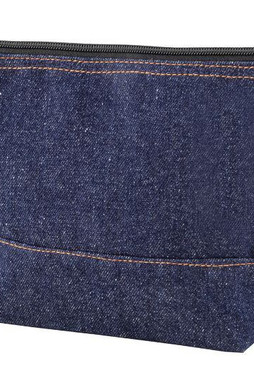 Goya 53007 - Recycled Cotton Denim Toilet Bag with Zipper NASHVILLE