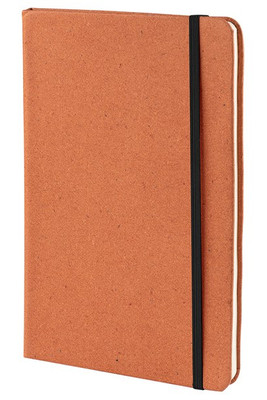 Goya 52579 - Recycled Leather A5 Hardcover Notebook with Bookmark ROGUE
