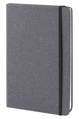 Goya 52579 - Recycled Leather A5 Hardcover Notebook with Bookmark ROGUE