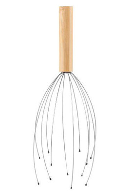 Goya 53533 - Metal Spiked Massager with Bamboo Handle JOPI