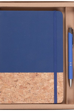Goya 53590 - Cork Notebook and Rubber Pen Set ECLIPSE