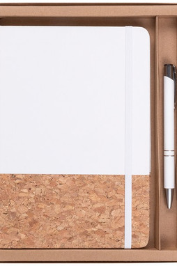 Goya 53590 - Cork Notebook and Rubber Pen Set ECLIPSE