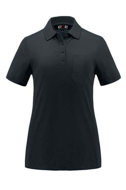 CX2 S05746 - Caddy Polo Piqué avec Poche pour Femme