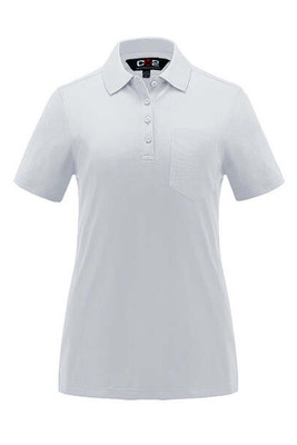 CX2 S05746 - Caddy Polo Piqué avec Poche pour Femme