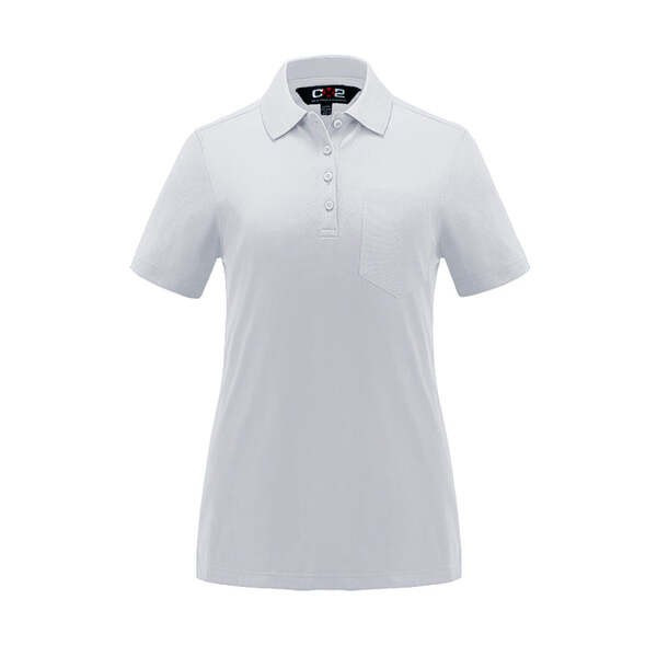CX2 S05746 - Caddy Polo Piqué avec Poche pour Femme