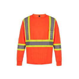 CX2 S05948 - Beacon Adult Long Sleeve Hi Vis T-Shirt