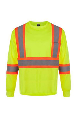 CX2 S05948 - Beacon T-Shirt à Manches Longues Haute-Visibilité