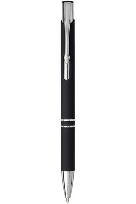 Moneta soft touch ballpoint pen (black ink) - EgotierPro 107437
