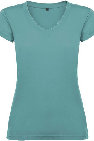Roly R6646 - T-shirt Victoria à col en V et manches courtes pour femme