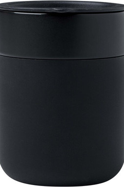Java 330 ml ceramic tumbler with silicone wrap and plastic lid - EgotierPro 100808