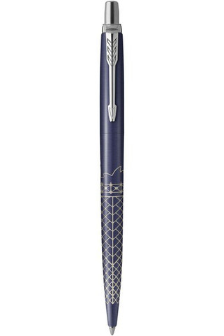 Parker 107933 - Jotter SE Global Icons colour trim ballpoint pen (blue ink)