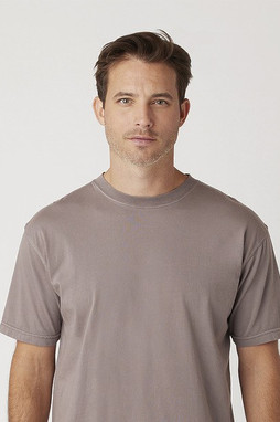 Cotton Heritage OU1690 - Camiseta de manga corta teñida en prenda