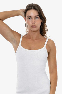 LA Apparel RHR318GD - Heavy Rib Spaghetti Dress