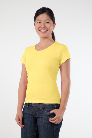 Sun International 30100 - 100% 5.8 oz Baby Rib Fitted Jr