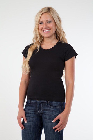 Sun International 30100 - 100% 5.8 oz Baby Rib Fitted Jr