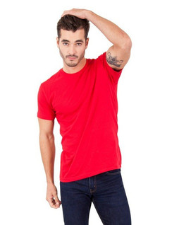 Simplex 1310 - Camiseta de cuello redondo de algodón peinado