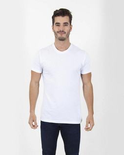 Simplex 1310 - Camiseta de cuello redondo de algodón peinado