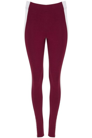Roly LG0398 - AGIA Dames sportleggings met elastische tailleband en zijpanelen in contrastkleur