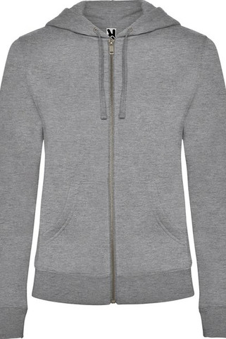 Roly CQ6425 - VELETA Womens sweat jacket with matching hood lining