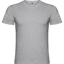 Roly R6503 - Samoyedo herenshirt met V-hals en korte mouwen