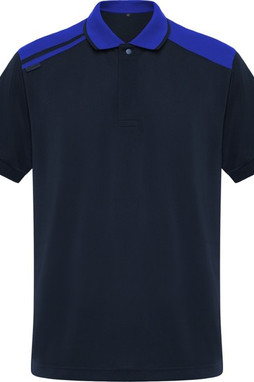 Roly PO8410 - SAMURAI Polo de manga curta com combinação de cores