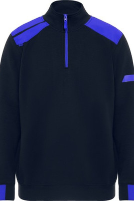 Roly SU8413 - MAVERICK Half zip sweater in a colour combination design
