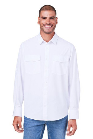 Core365 CE510L - Mens Ultra UVP® Long-Sleeve Marina Shirt