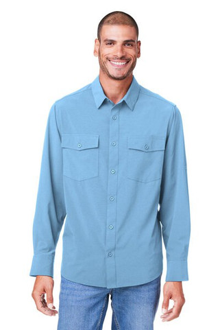 Core365 CE510L - Mens Ultra UVP® Long-Sleeve Marina Shirt