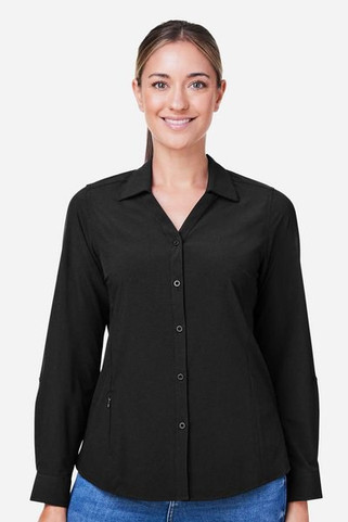 Core365 CE510LW - Ladies Ultra UVP® Long-Sleeve Marina Shirt