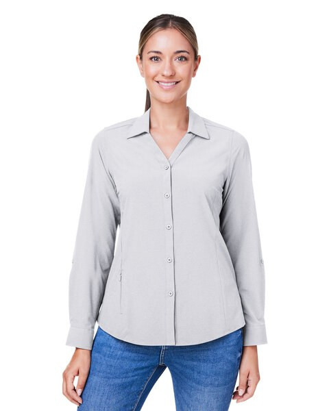 Core365 CE510LW - Ladies Ultra UVP® Long-Sleeve Marina Shirt